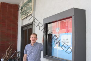 Rick cares for our marquee case.